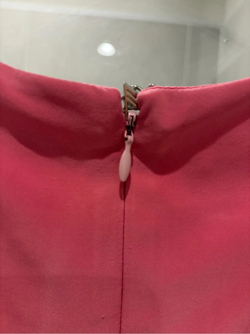 The Attico Rose Pink Tie-Front Crop Top Size 38 = US XS (0-2)